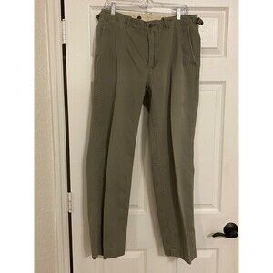 Polo Ralph Lauren Pants~Men's 33/30- Olive Green Khaki~Vintage~Standard Issue